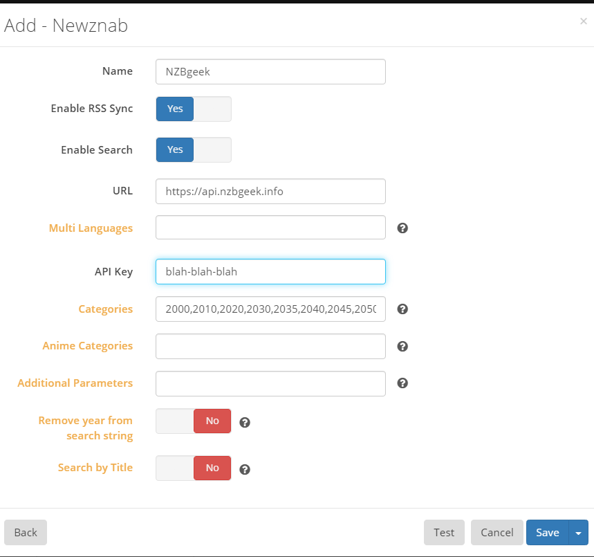 Configuring your Usenet Provider and Indexer with Sonarr/Radarr on Unraid