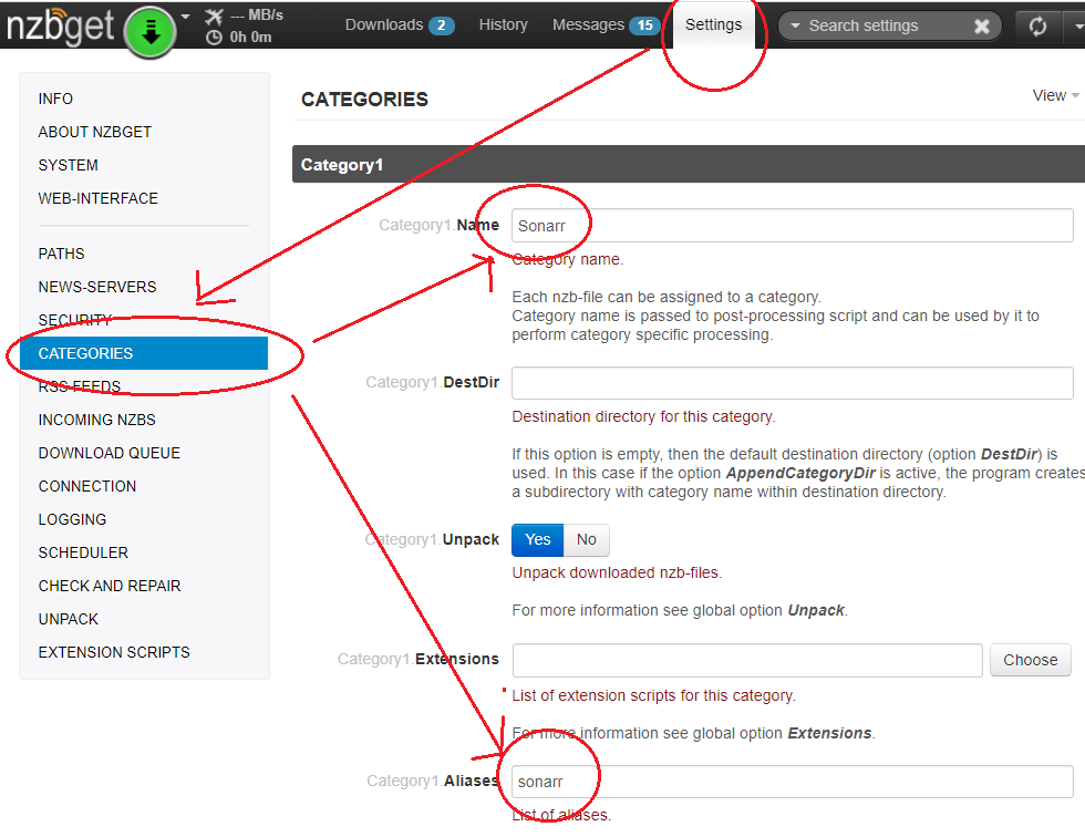 unraid sonarr cache