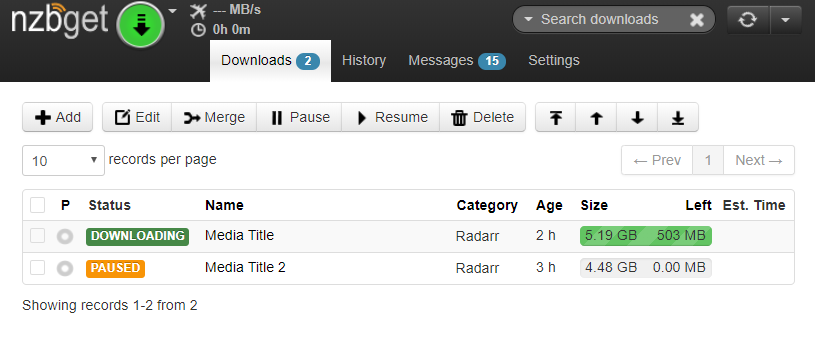 nzb.su and sonarr setup