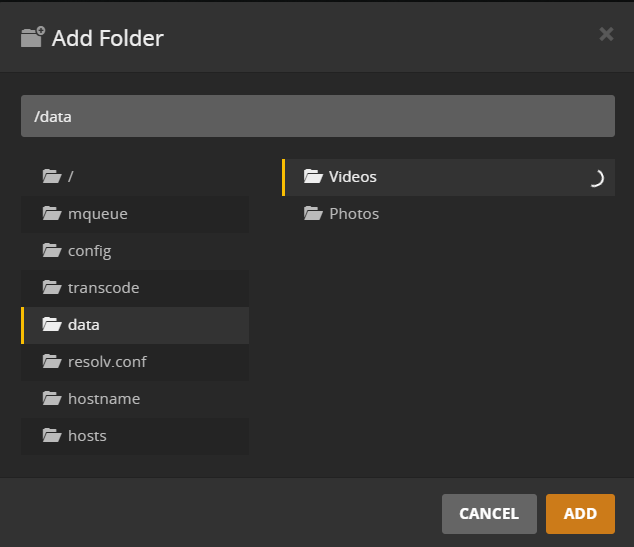 reinstall plex media server docker unraid